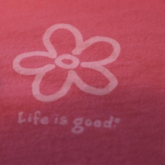 Life is Good Daisy Long Sleeve Tee Size Small - Picture 5 of 12